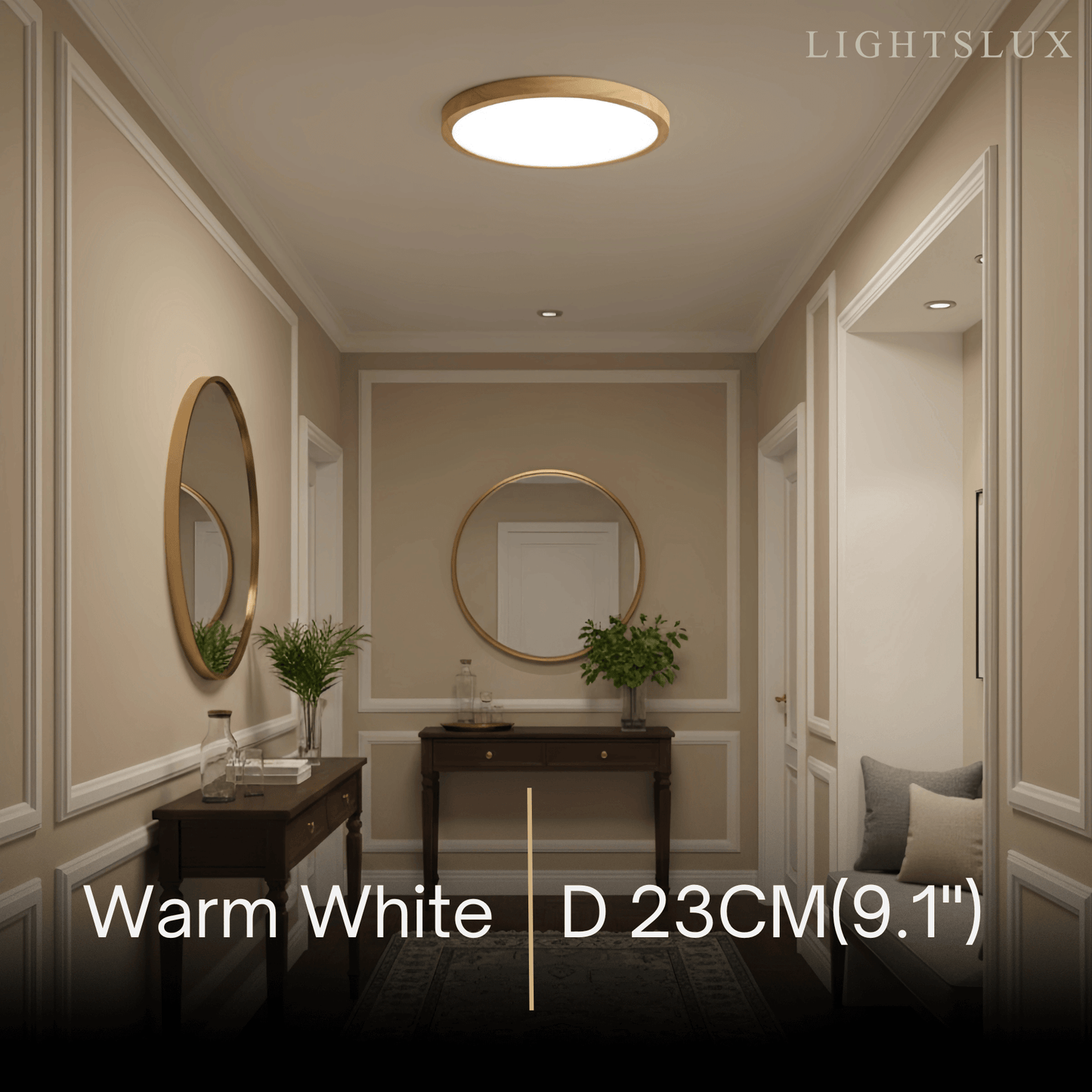 Round_Dimmable_Ceiling_Light_Wood_Acrylic_for_Living_Room