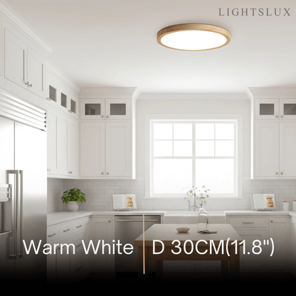 Round_Dimmable_Ceiling_Light_Wood_Acrylic_for_Living_Room