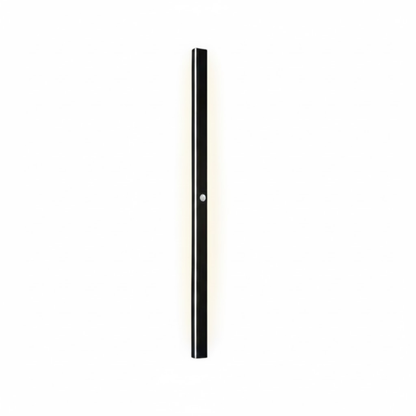 Minimalist Linear Black Outdoor Wall Lamp Sensor