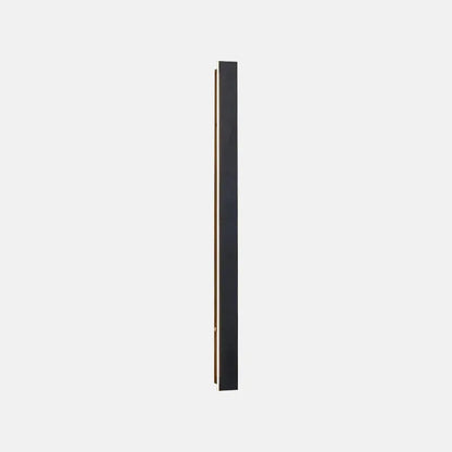 Minimalist Linear Black Outdoor Wall Lamp
