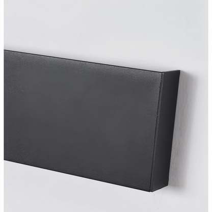 Minimalist Linear Black Outdoor Wall Lamp Sensor