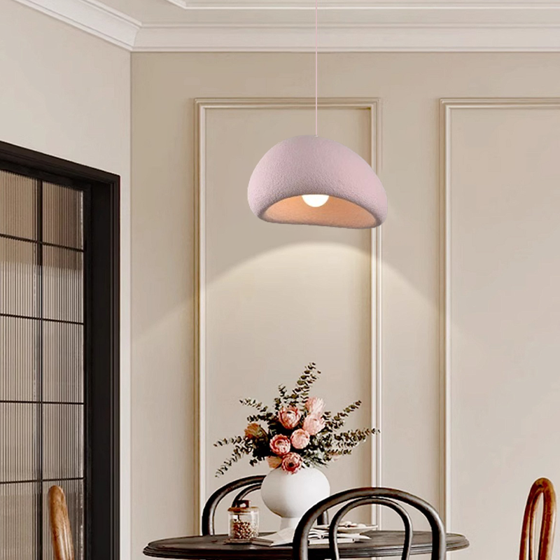Modern Pink Pendant Light Dining Room