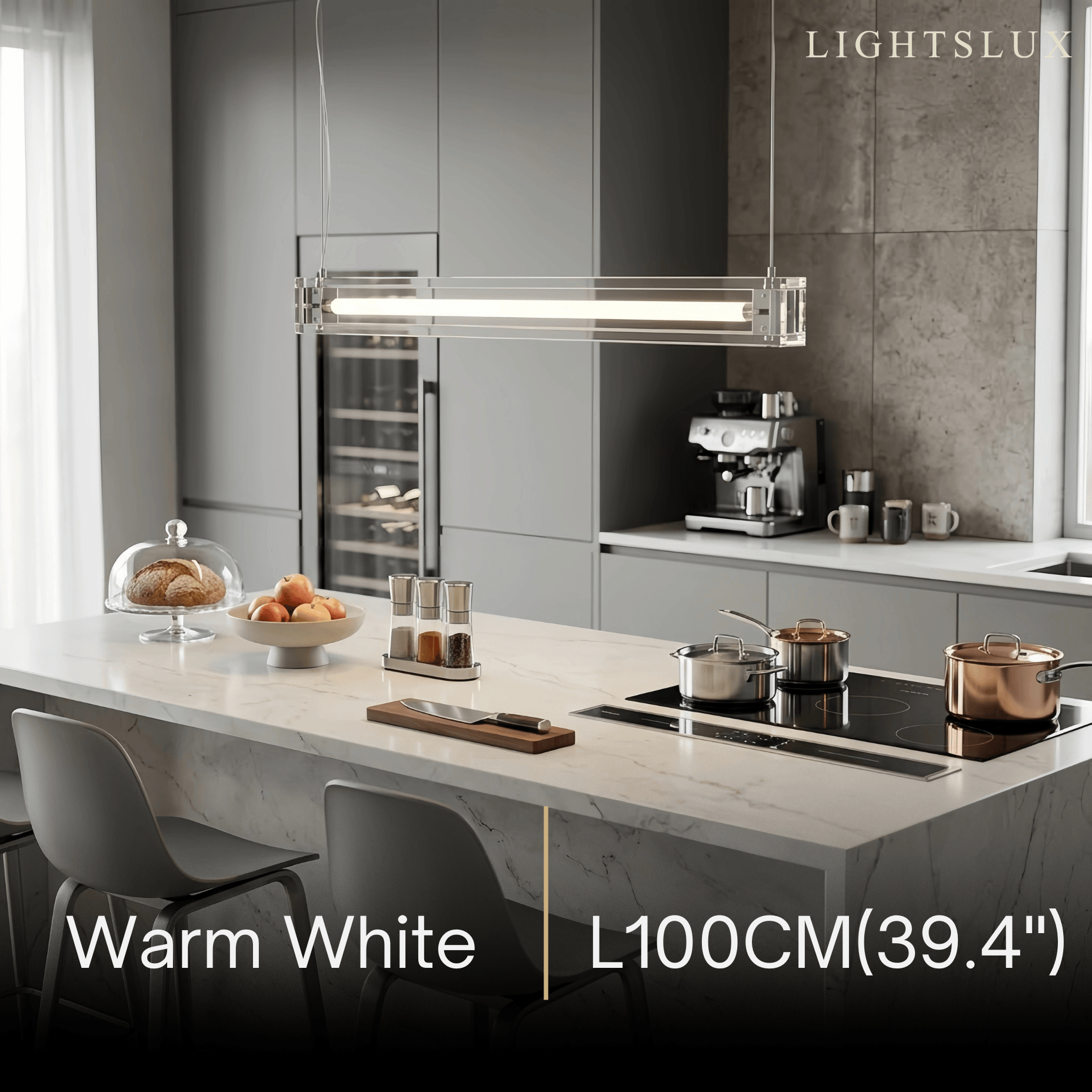 Arcato Minimalist Linear Pendant Light 