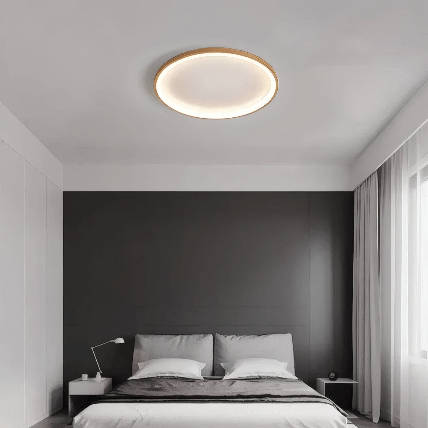 Modern Ceiling Light Round  Bedroom