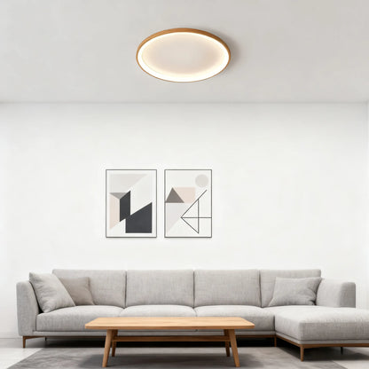 Modern Dimmable Round Ceiling Light for Living Room