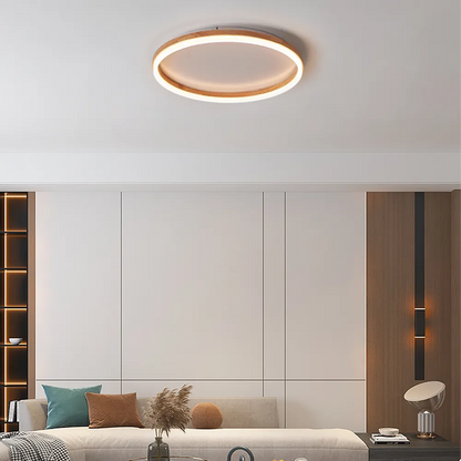 Minimalist Ring Dimmable Flush Mount Ceiling Light