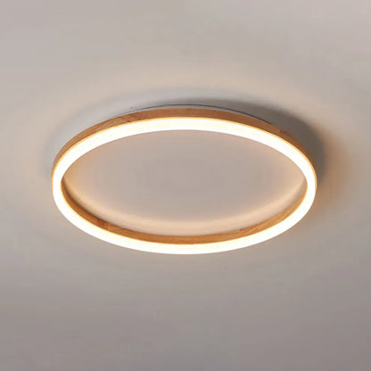 Minimalist Ring Dimmable Flush Mount Ceiling Light