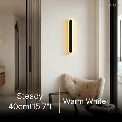 Arcato Modern Linear Outdoor Wall Lamp –  Sensor Light for Indoor/Outdoor