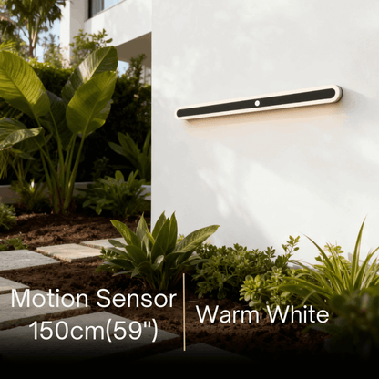 Arcato Modern Linear Outdoor Wall Lamp –  Sensor Light for Indoor/Outdoor