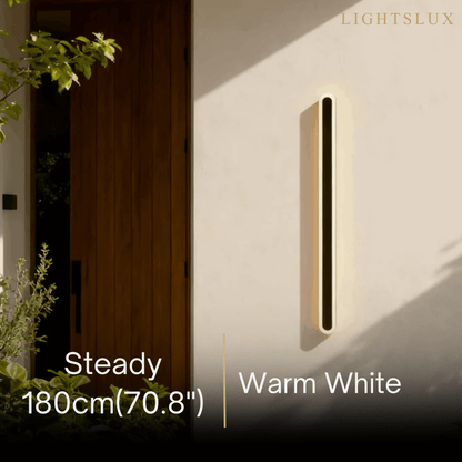 Arcato Modern Linear Outdoor Wall Lamp –  Sensor Light for Indoor/Outdoor