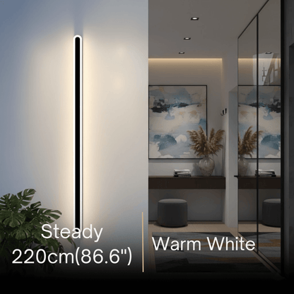 Arcato Modern Linear Outdoor Wall Lamp –  Sensor Light for Indoor/Outdoor