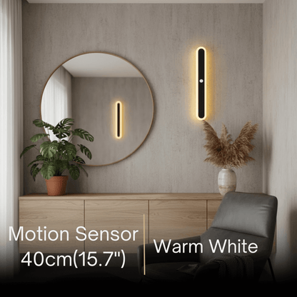 Arcato Modern Linear Outdoor Wall Lamp –  Sensor Light for Indoor/Outdoor