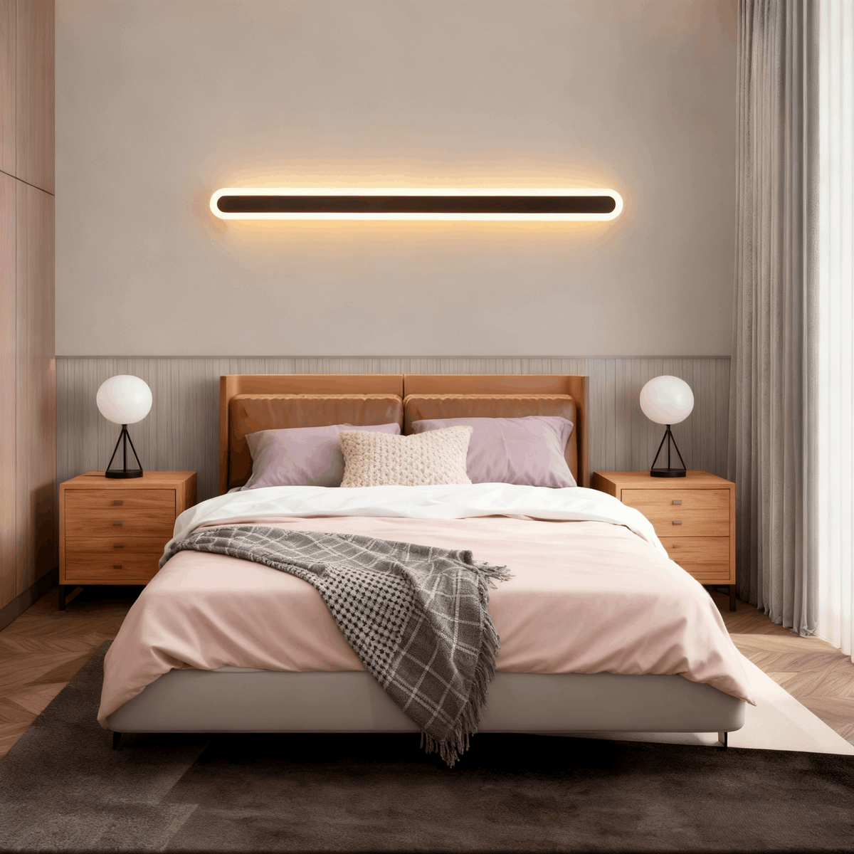 Arcato Modern Linear Outdoor Wall Lamp – Dimmable Light for Indoor/Outdoor
