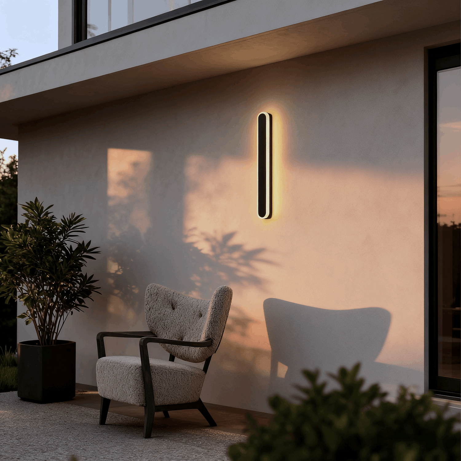 Arcato Modern Linear Outdoor Wall Lamp – Light for Indoor/Outdoor