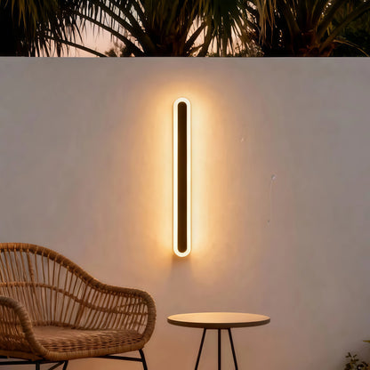Modern Linear Outdoor Wall Lamp
