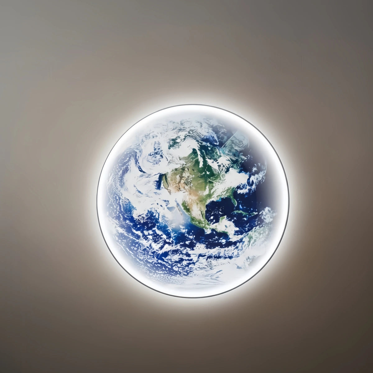 Lunara Modern Earth Topographic Wall Lamp – Globe-Like Glow Art Deco Artistic Lighting