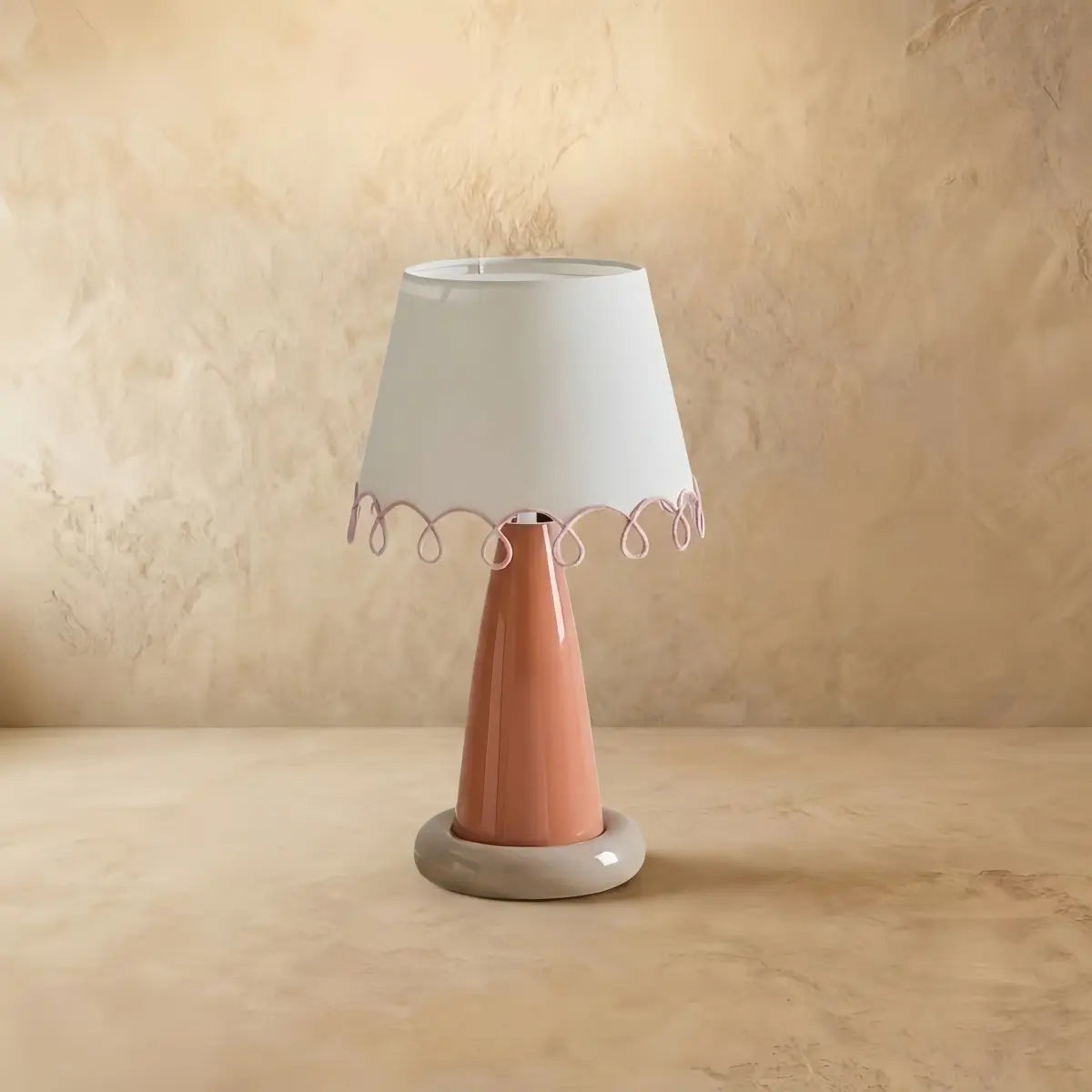Morandia Nordic Table Lamp--Metal and Fabric for Study Room