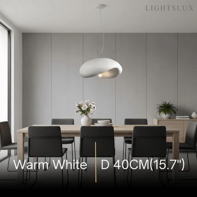 Sandora Modern White Dome Pendant Light
