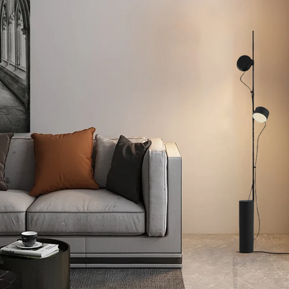 Classic Black Floor Lamp for Living Room