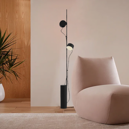 Classic Black Floor Lamp for Living Room