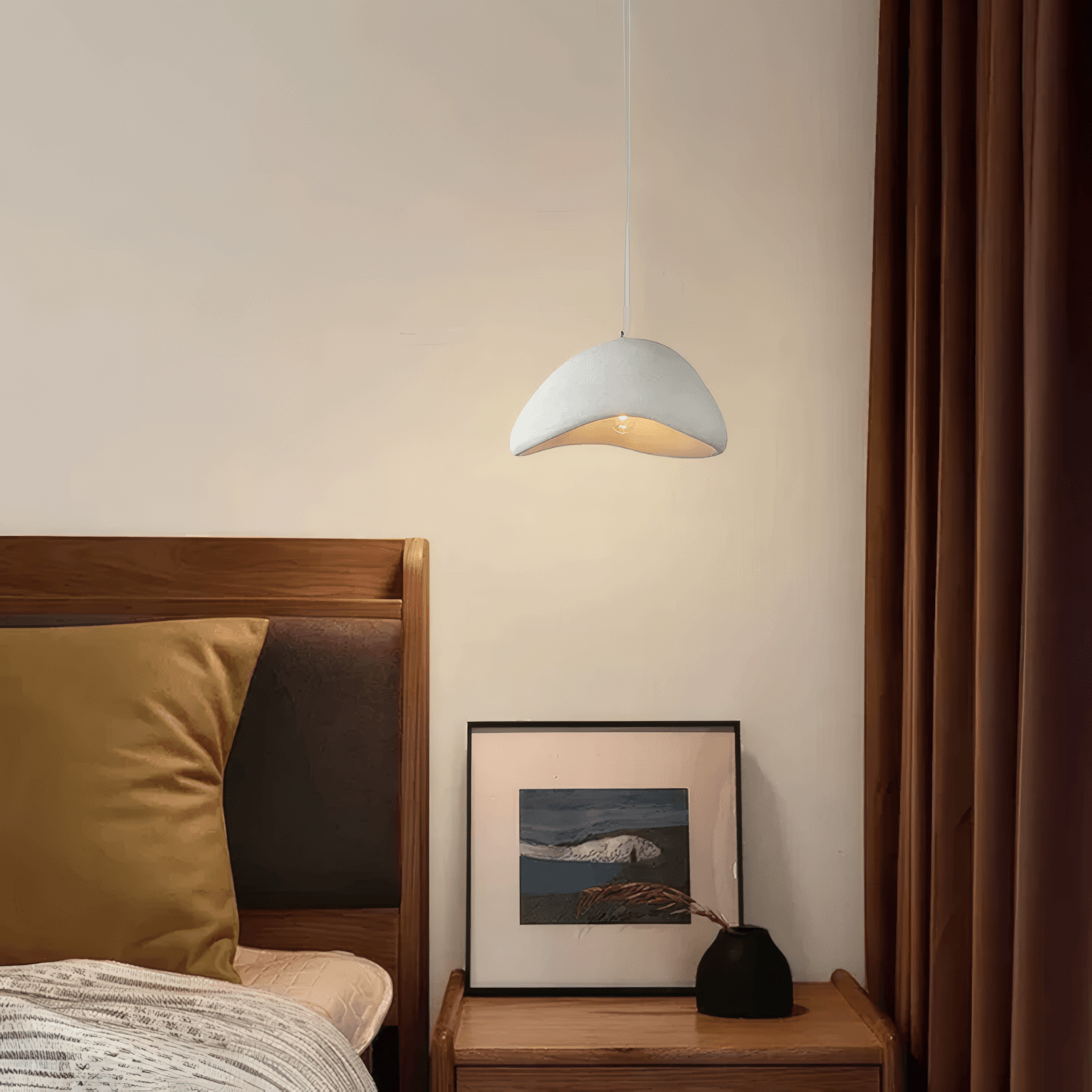 Modern Polyethylene Pendant Light for Bedroom