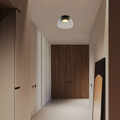 Modern Glass Gray Ceiling_Light Hallway 1Layer