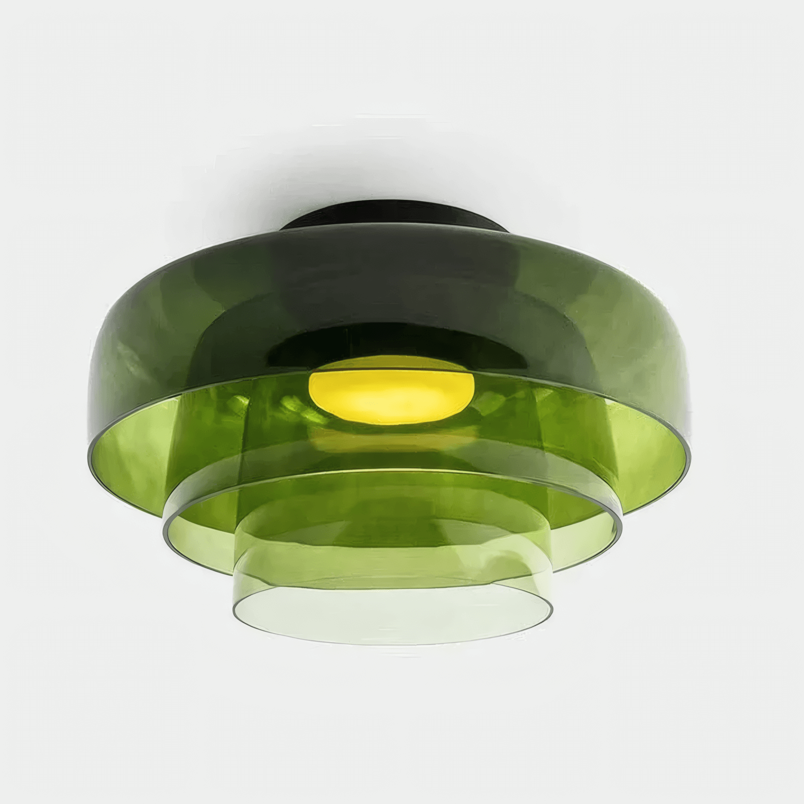 Modern Glass Green Ceiling Light 
