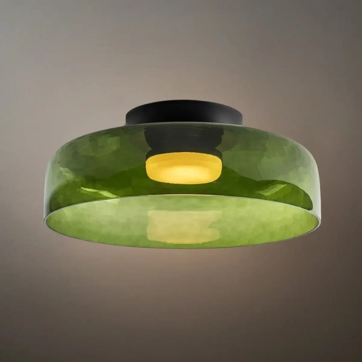 Modern_Glass_Green_Ceiling_Light