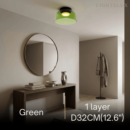Modern_Glass_Green_Ceiling_Light