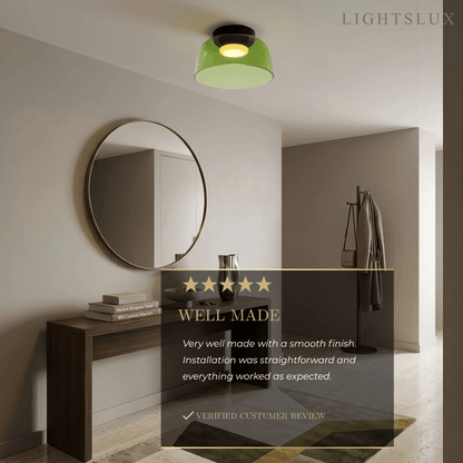 Modern_Glass_Green_Ceiling_Light