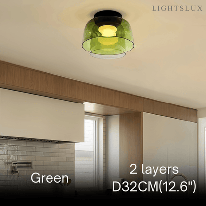 Modern_Glass_Green_Ceiling_Light