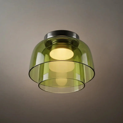 Modern_Glass_Green_Ceiling_Light