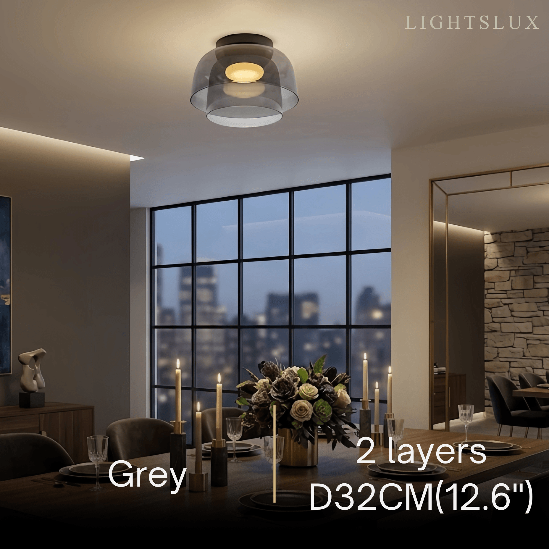 Modern_Glass_Green_Ceiling_Light