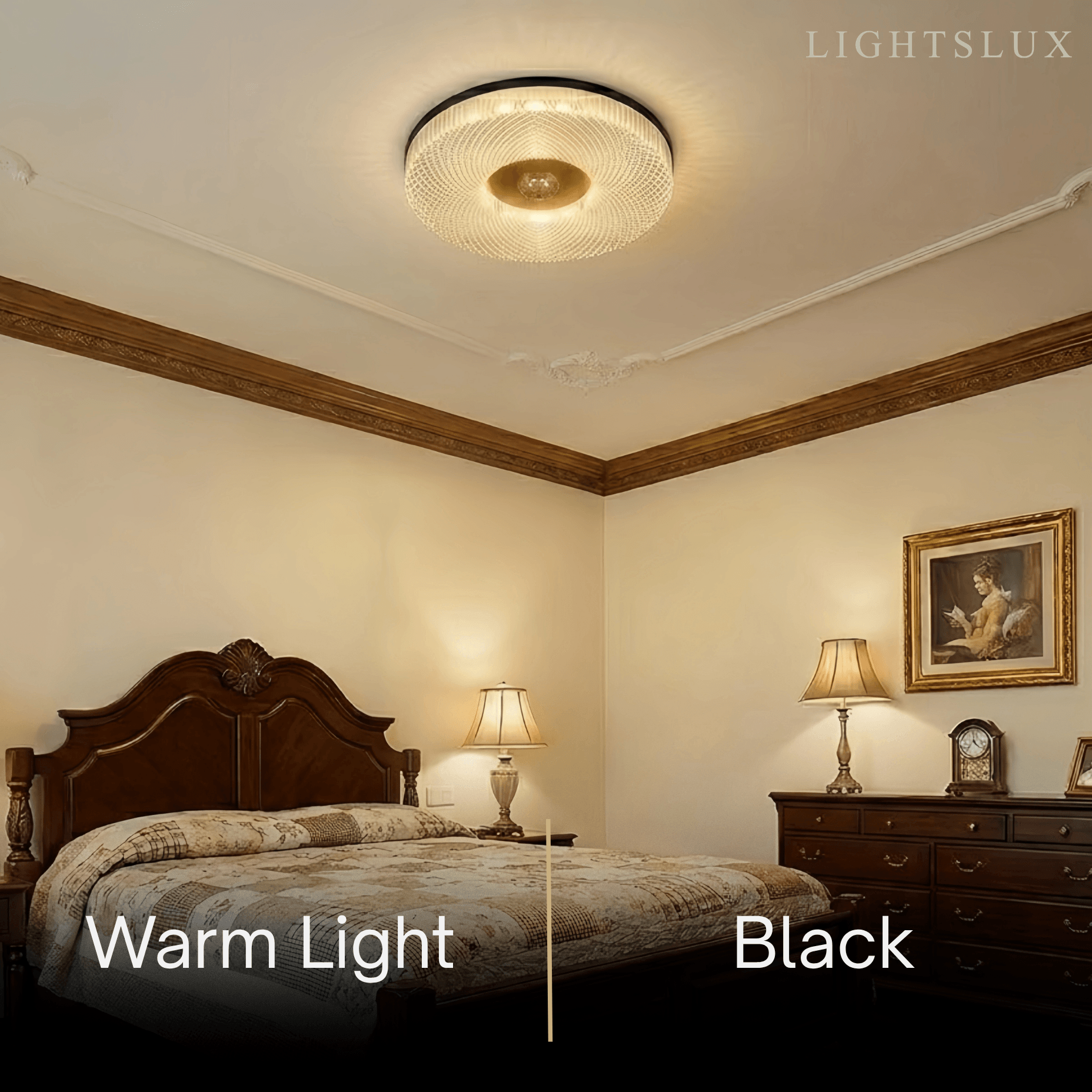 Excelis Luxury Metal Dimmable Ceiling Light 