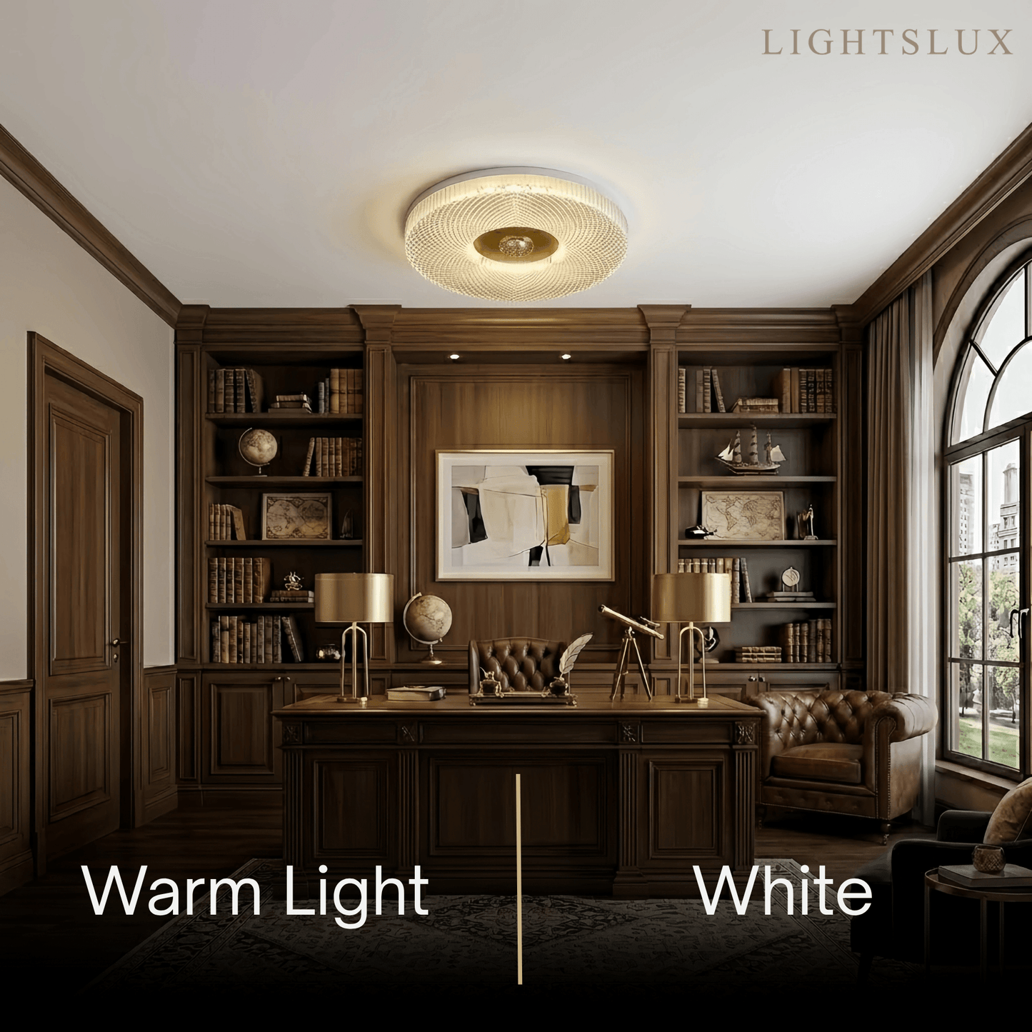 Excelis Luxury Metal Dimmable Ceiling Light 