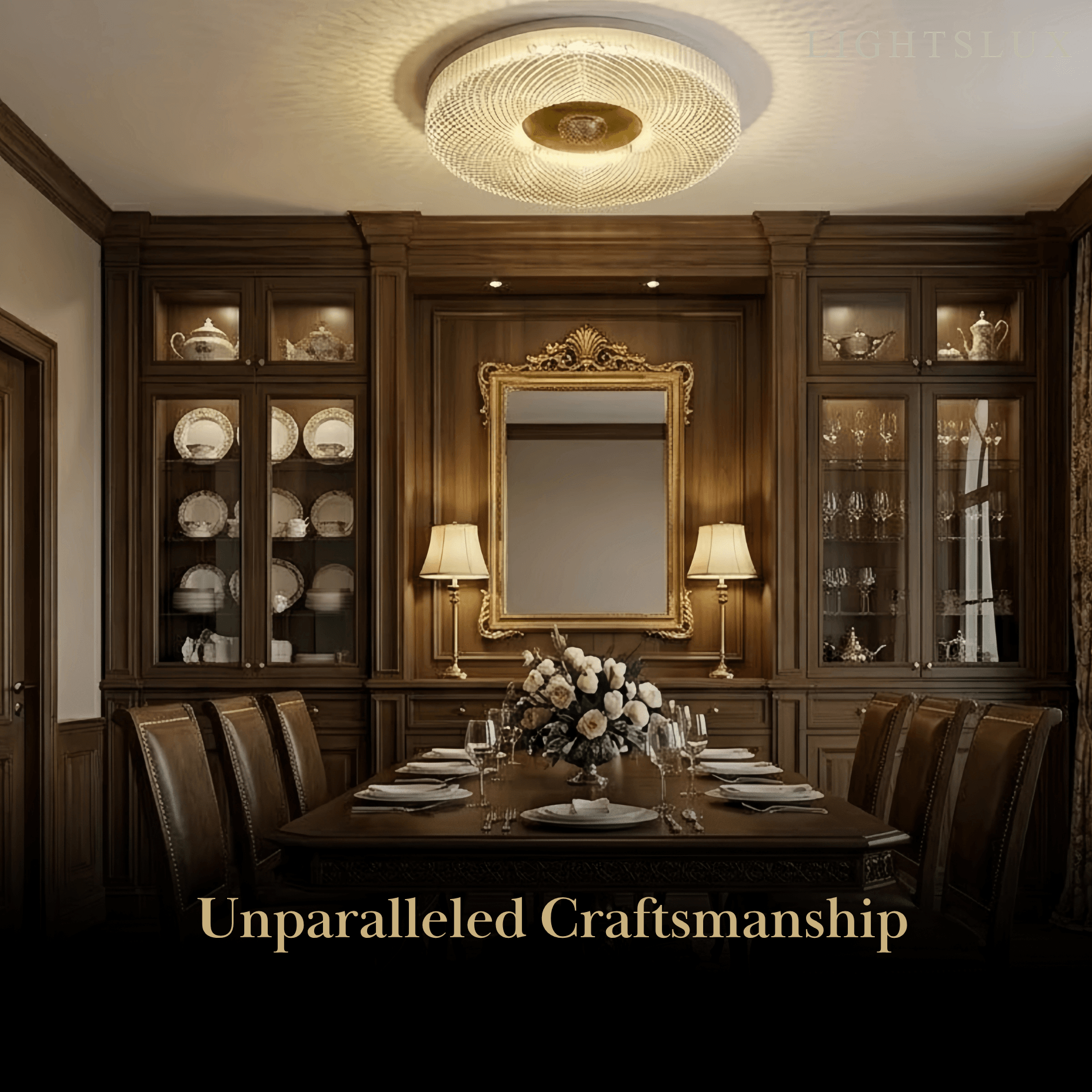 Excelis Luxury Metal Dimmable Ceiling Light 