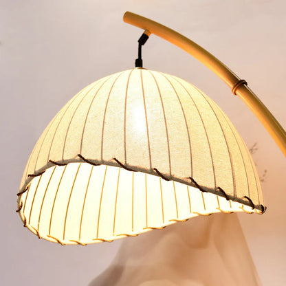 Natural Beige Floor Lamp 