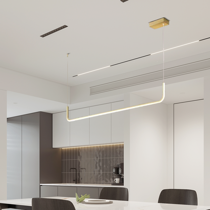 Minimalist Linear Pendant Light 