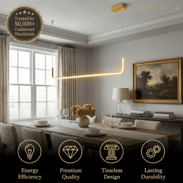 Arcato Minimalist Linear Pendant Light