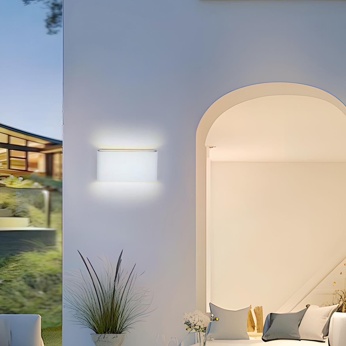 Minimalist Rectangular Outdoor Wall Lamp