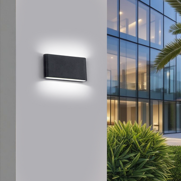 Minimalist Rectangular Outdoor Wall Lamp