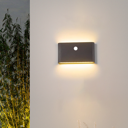 Minimalist Rectangular Outdoor Wall Lamp