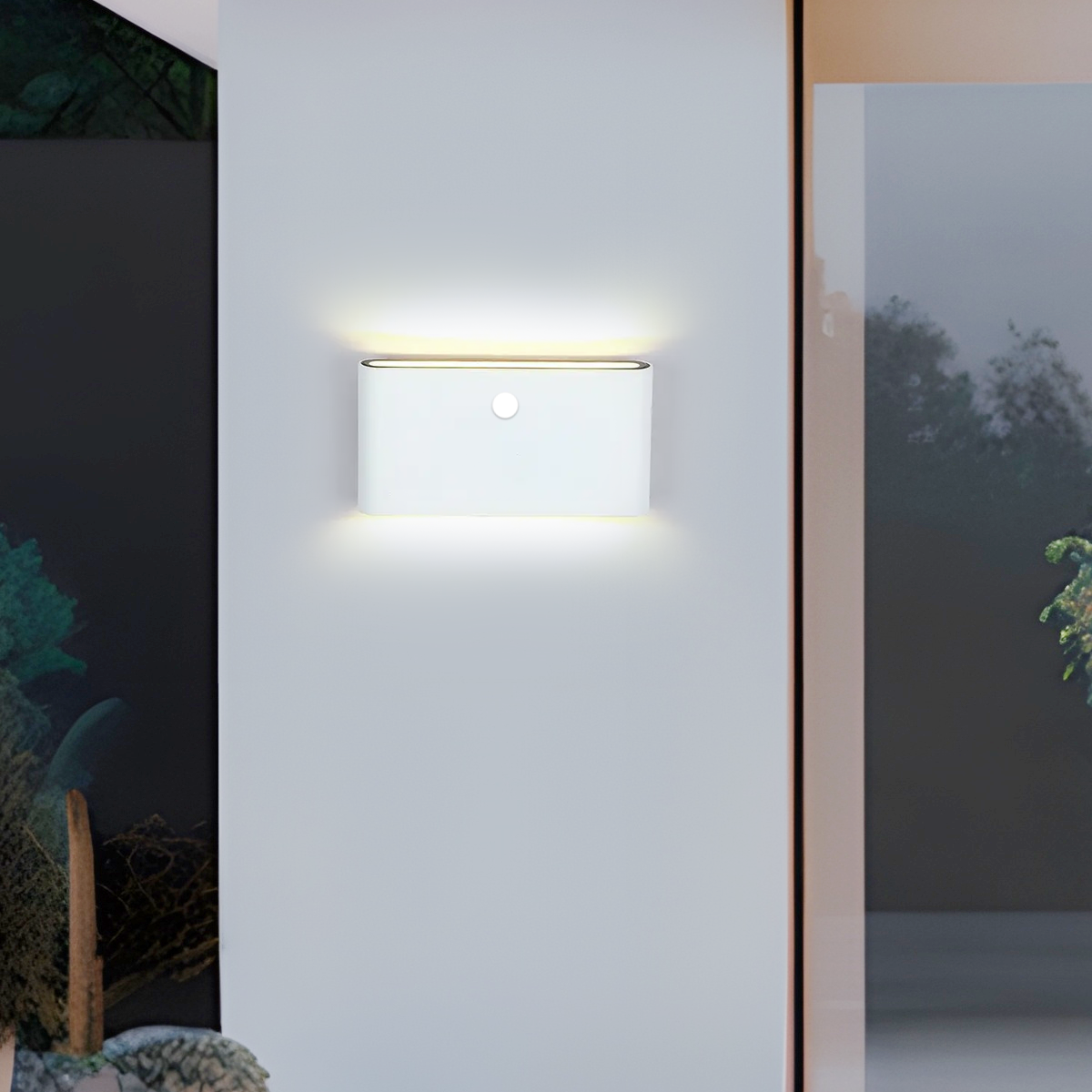 Minimalist Rectangular Outdoor Wall Lamp