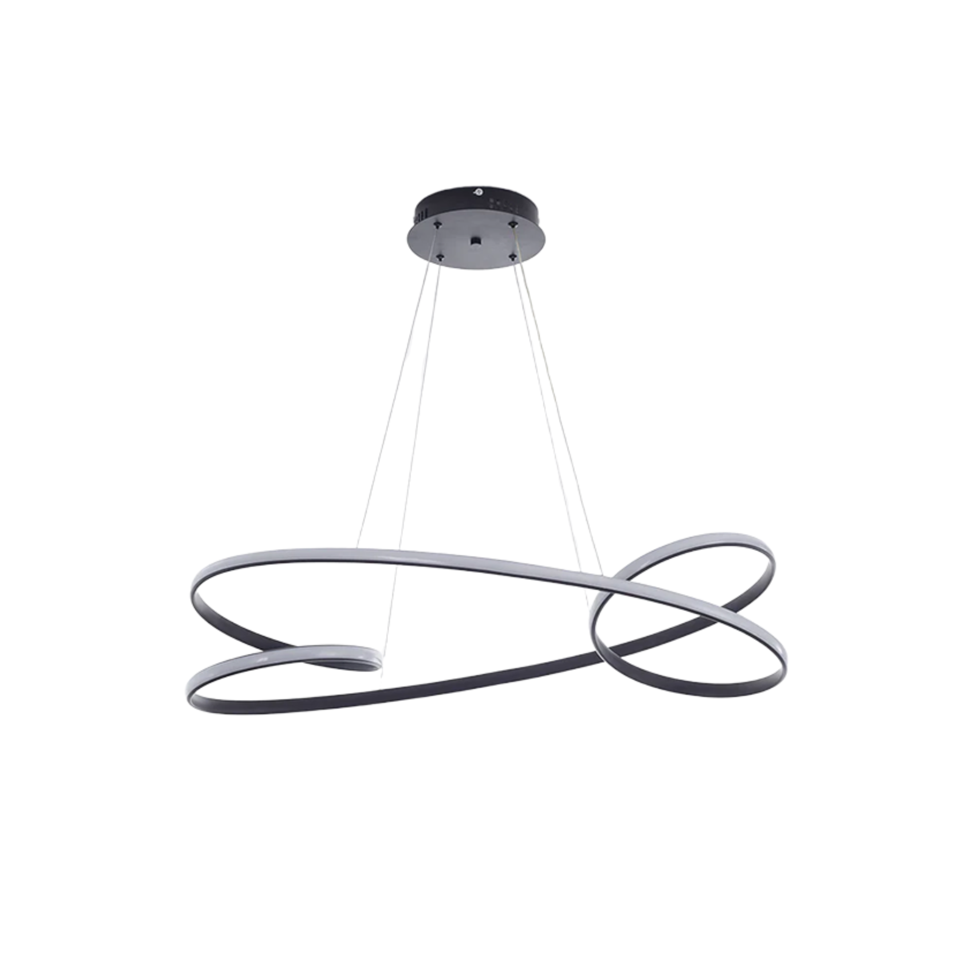 Modern LED Ring Pendant Light — Metal