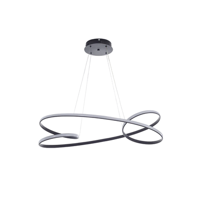 Modern LED Ring Pendant Light — Metal