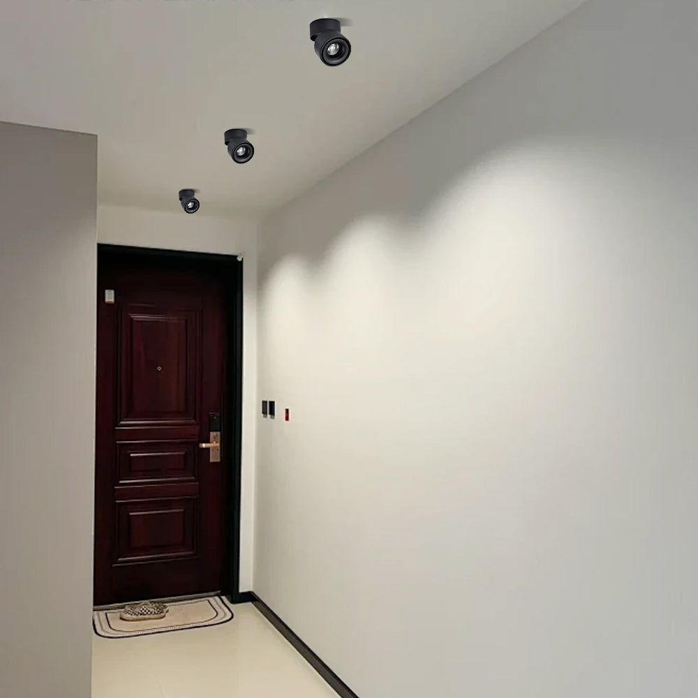 Modern Black/White Ceiling Light – Metal