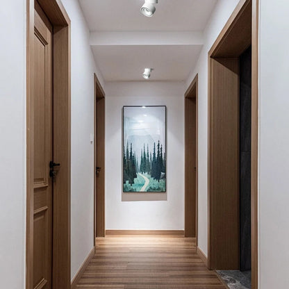 Modern Black/White Ceiling Light – Metal