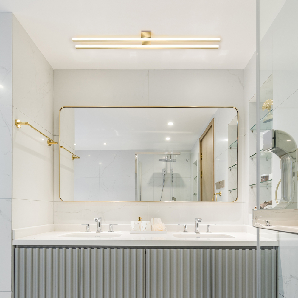 Modern Flush Mount Ceiling Light — Durable Metal