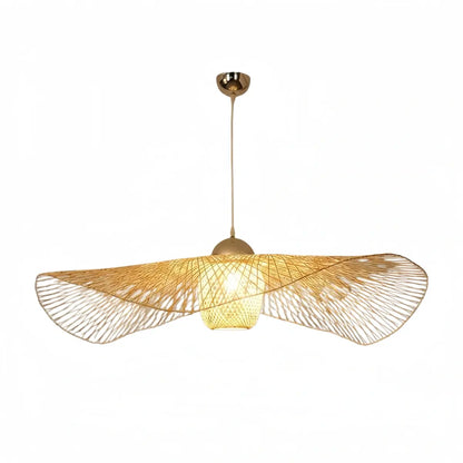 Bamburo Modern Pendant Light - Rattan