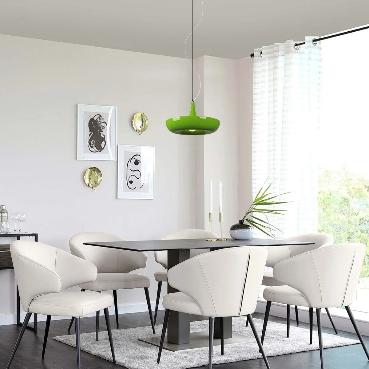 Natural Bowled Pendant Light